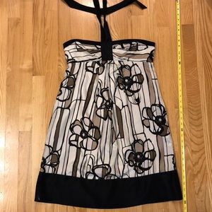 BCBG Silk umpire waist dress